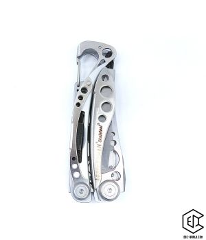 Preview: Leatherman Skeletool Edelstahl geschlossen Vorderseite